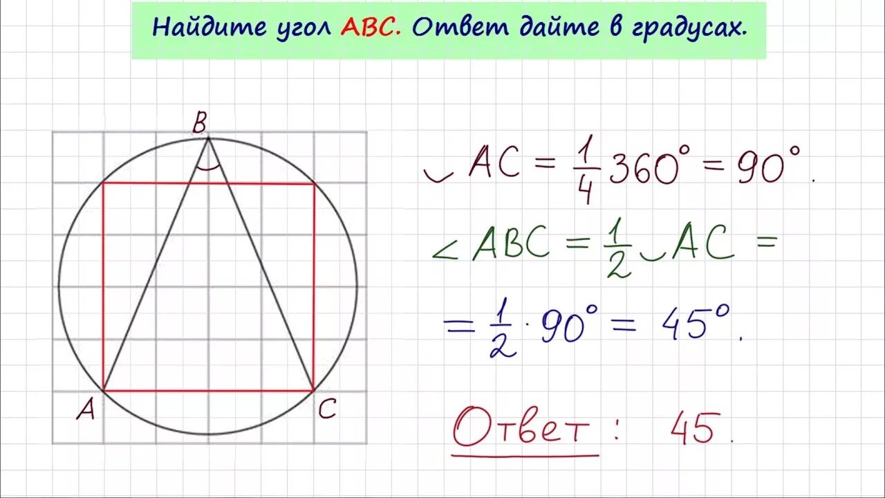 Задание огэ найти угол в окружности. Найдите угол ABC вписанный в окружность. Вписанный угол АБС В окружность. Найдите величину угла ABC. Углы в окружности на клетчатой бумаге.