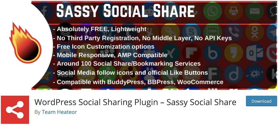 Share wp content. Sassy-social-share. social sharing. social plugins.