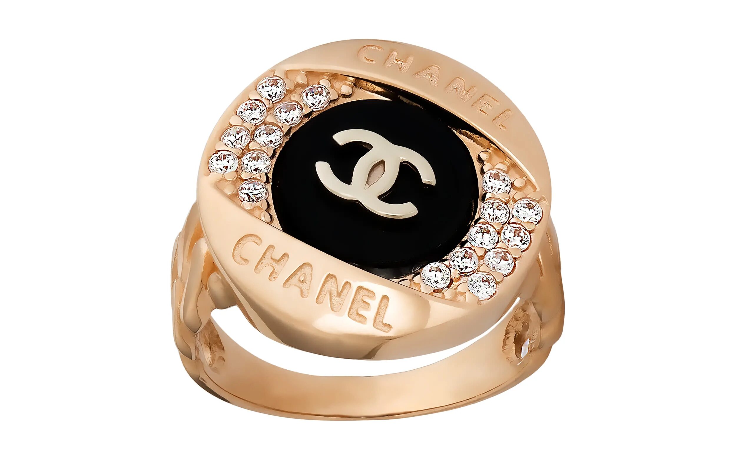 Золотое кольцо Chanel