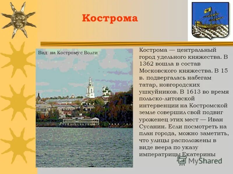 Город кострома доклад 3 класс. История Костромы. Кострома история города. Кострома описание города. Рассказ о Костроме.