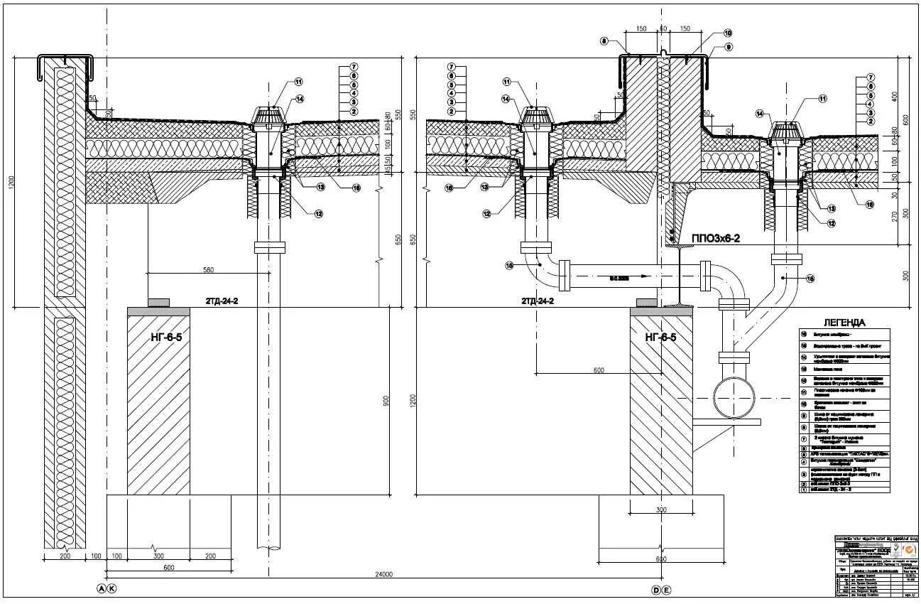 Detail 60. Осветлитель ТД 2.424.000. As detail. Chute detail. Detail ITEAM.