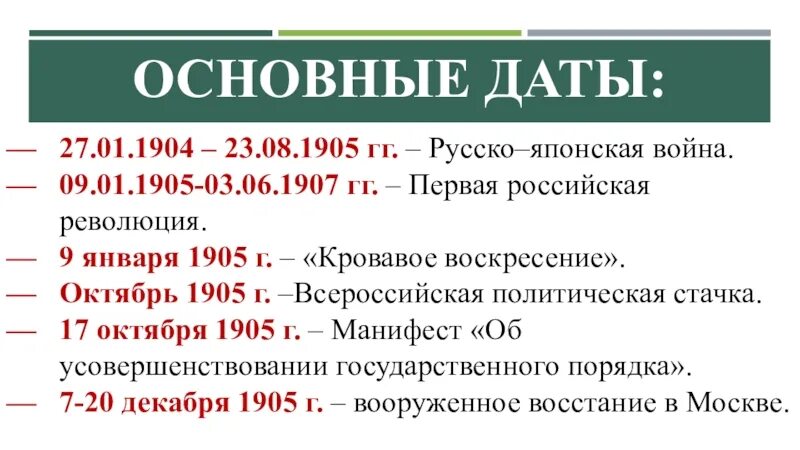 События русско-японской войны 1905-1907. Причины русско японской войны и революции 1905-1907.