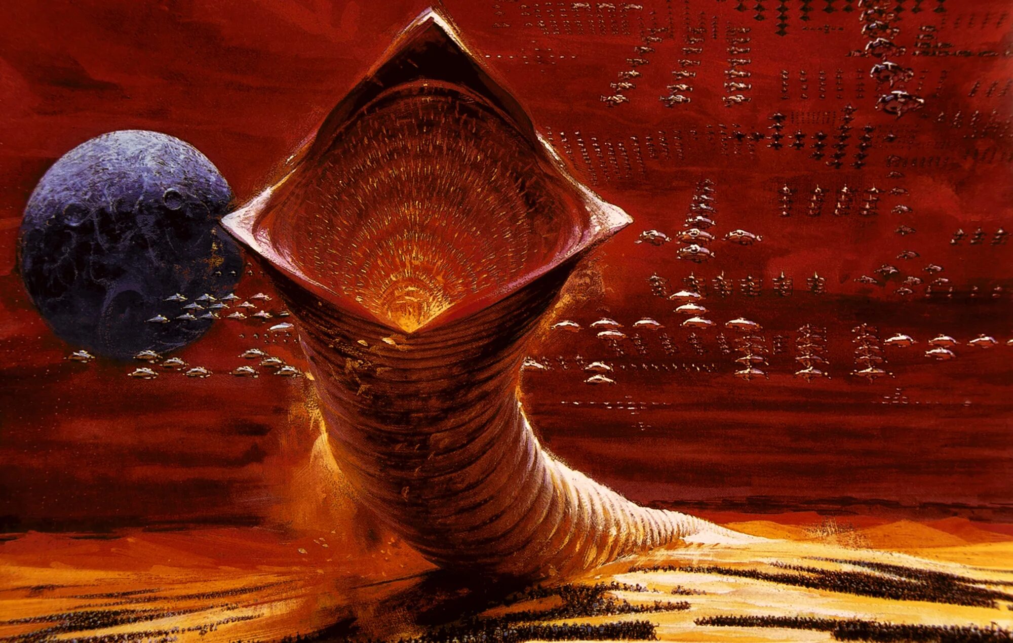 Dune. Dune 1984. Дюна 1984 Art. Дюна Вильнев Арракис. Песчаный червь Дюна 1984.