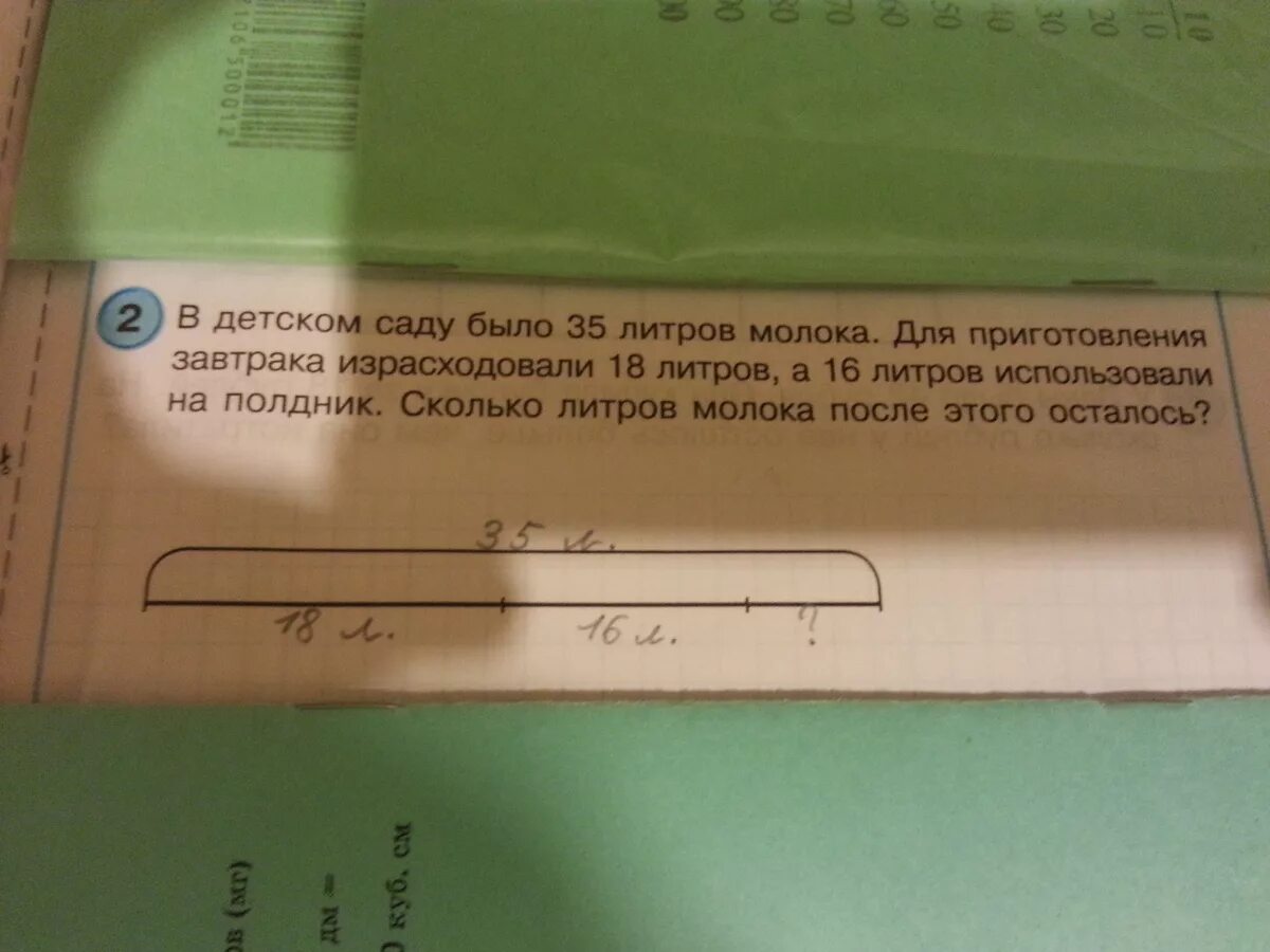 35 литров молока