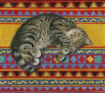 Кот на ковре