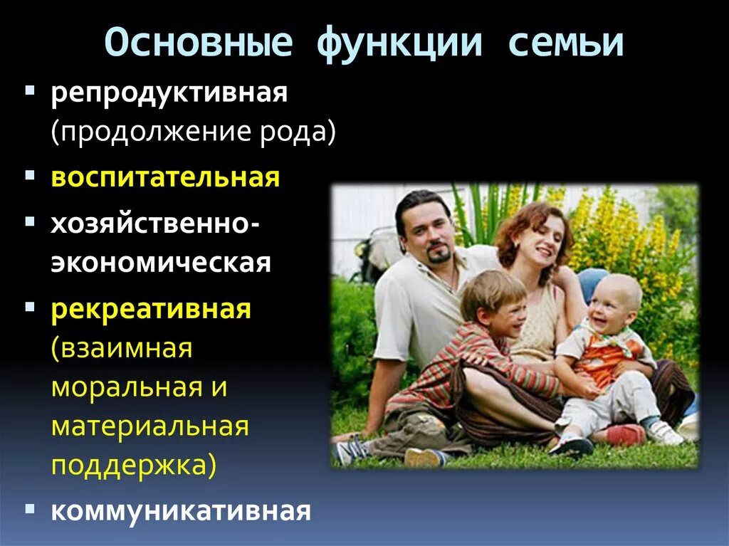 Досуговая функция семьи это