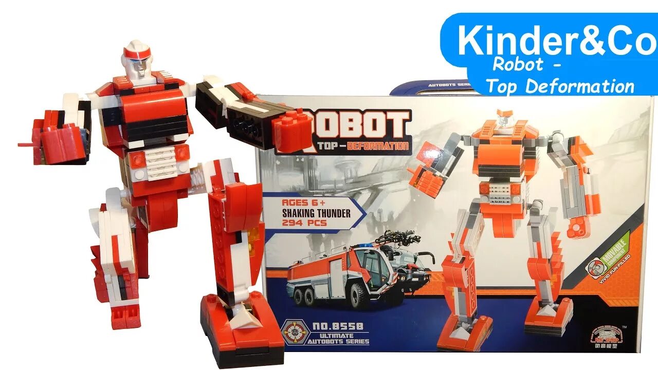 Kinder robot. Легосовместимые конструкторы из Китая. Deformation Robot дерева. Игрушка робот Тирекс трансформер.