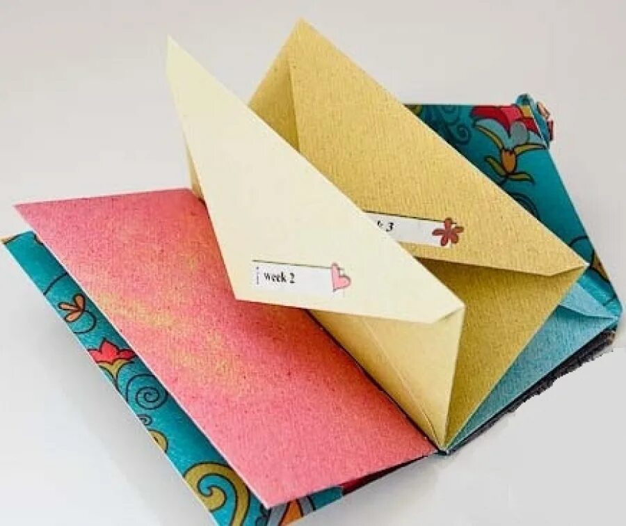 блокнот с конвертами