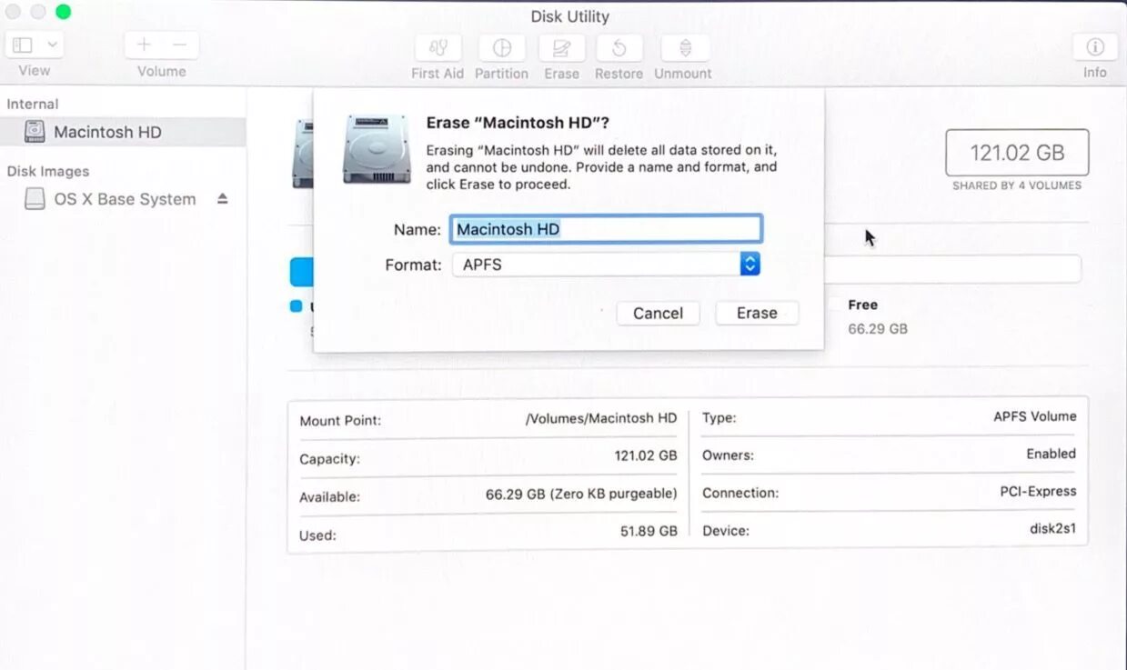 Macbook сброс до заводских настроек