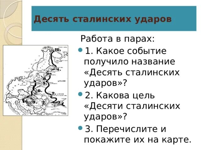 10 Сталинских ударов 1944 таблица. Десять сталинских ударов карта. Десять сталинских ударов первый удар. Десять сталинских ударов цель.