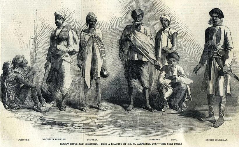 Индийские туги душители. Секта душителей. Индийские туги душители. Секта душителей. Секта душителей в индии тхаги.