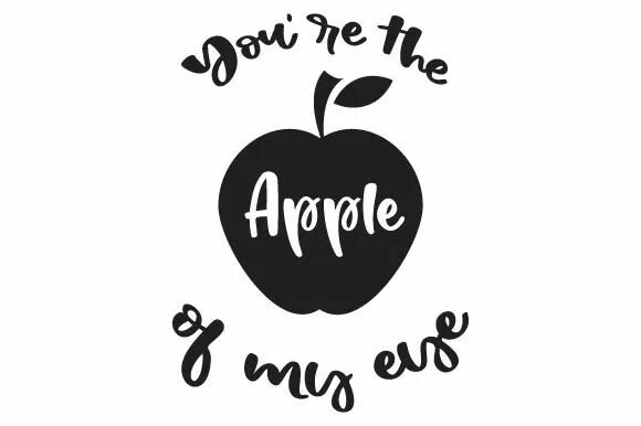 The apple am little. You re the Apple of my Eye. #Wally Darling you're Apple of my Eye.