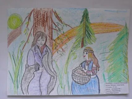 Рисунок корзина с еловыми шишками 4 класс