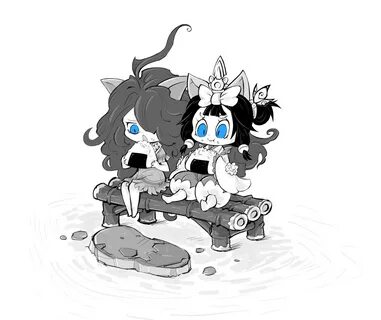 KasliMitama fanart, by たまさん. Twitter: @tamasanp | Fandom.