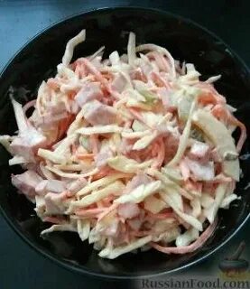 Рецепт вкусной капусты с колбасой