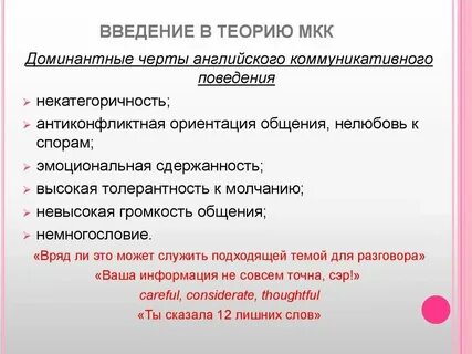 Понятие коммуникативного поведения