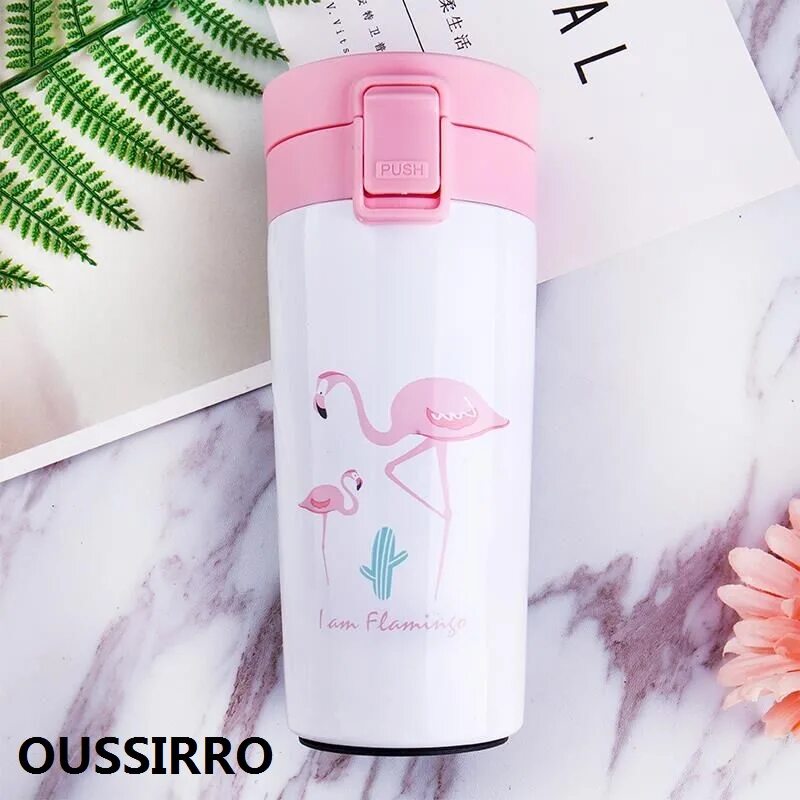 Термокружка розовая. Термокружка фламинго 380 мл. термокружка vacuum flask 380. термостакан фламинго. термос кружка с фламинго.