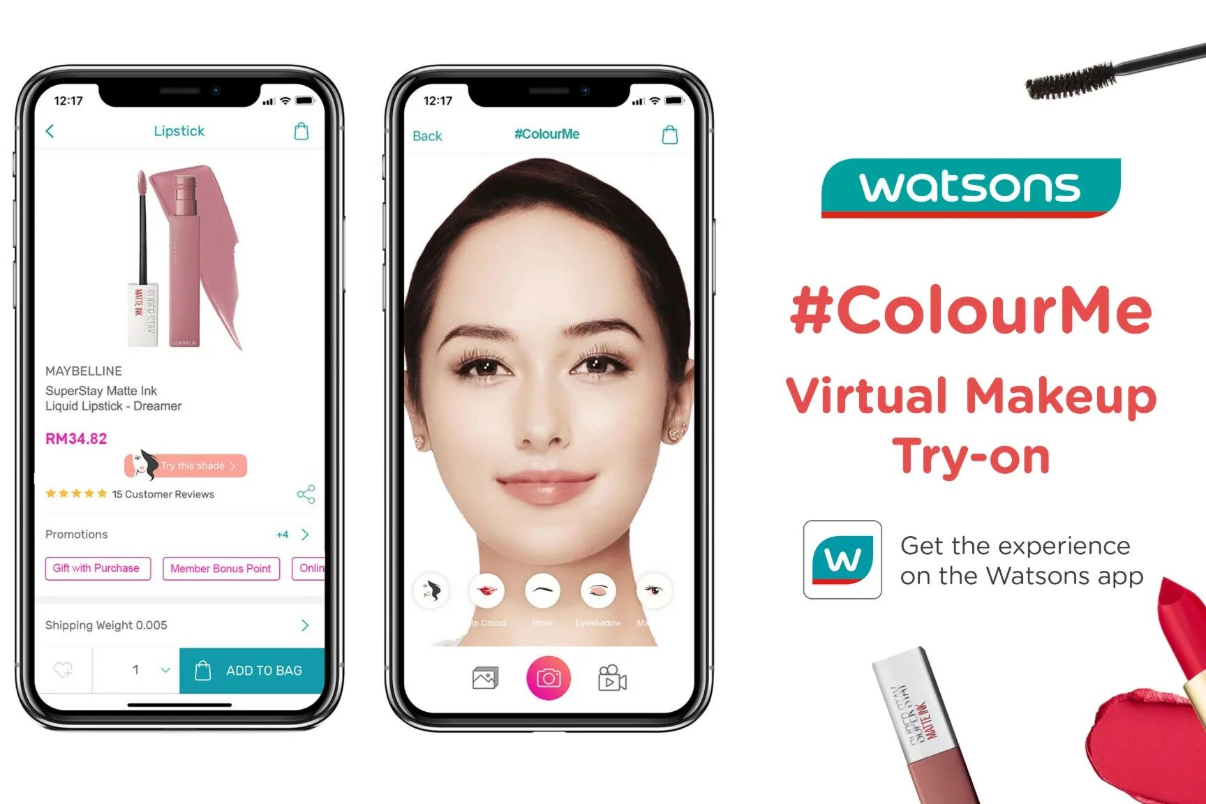 Virtual try on. Makeup try it on\. virtual makeup try-on. try me косметика.