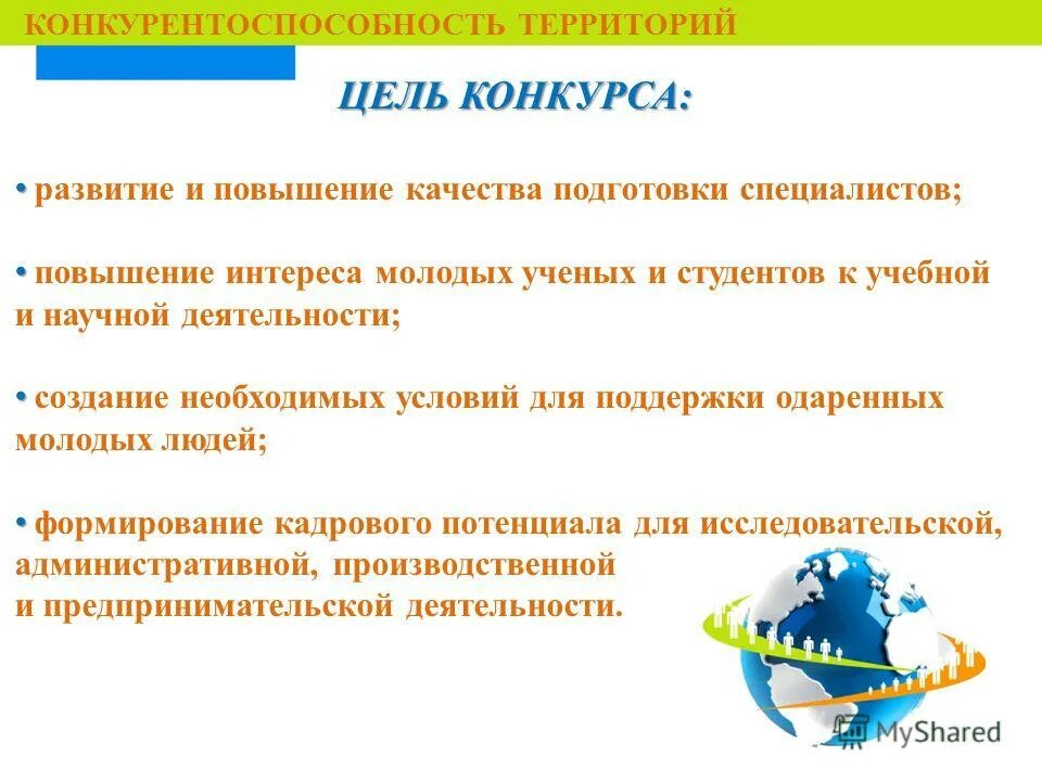 цели конкурса презентаций