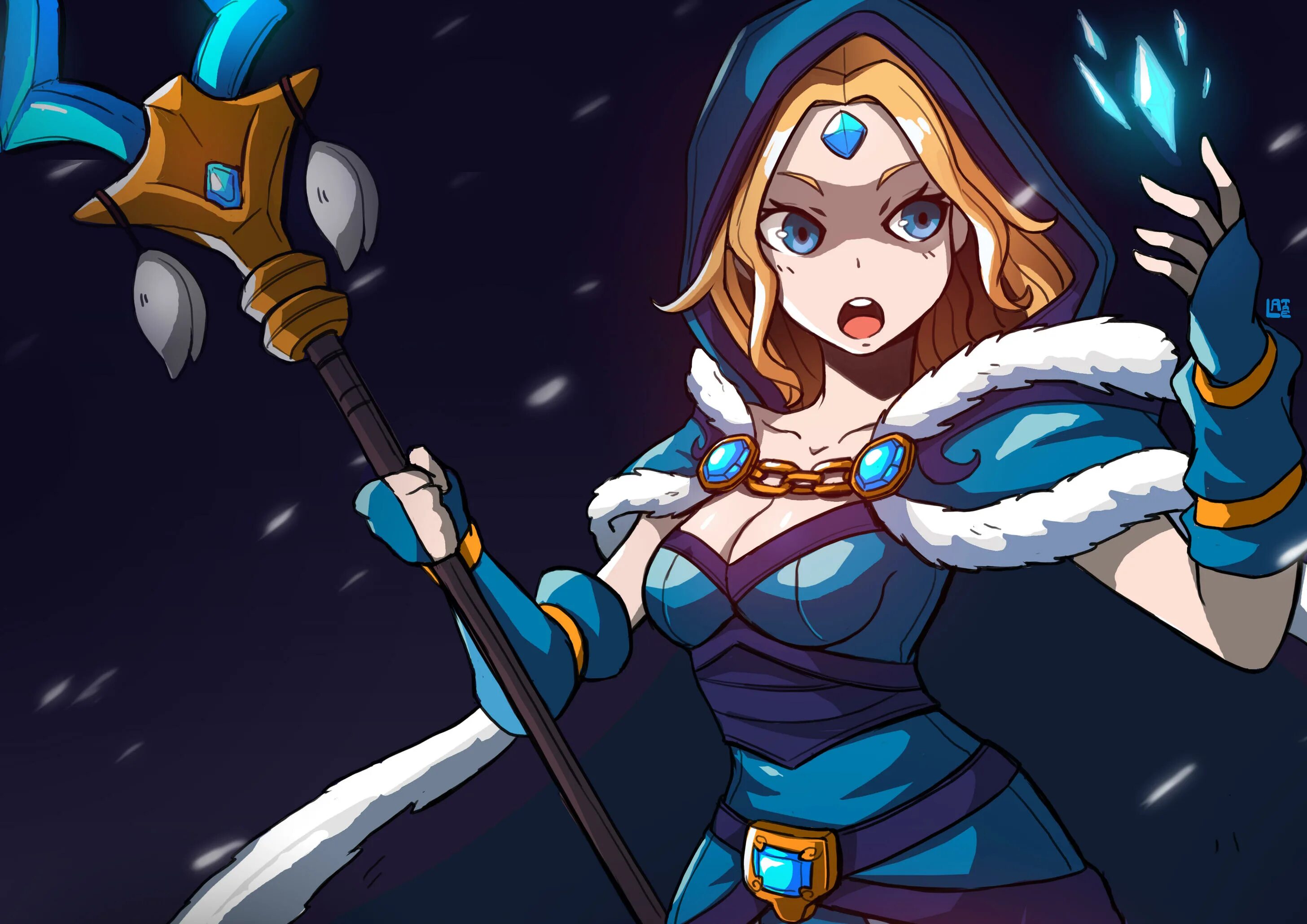 Дота статз. Crystal maiden dota 2. кристал мейден дота. кристал мейден дота арт. цмка дота 2.