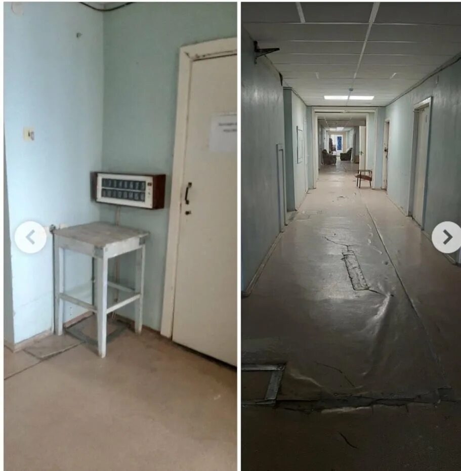 В больнице несмотря на глухой час было