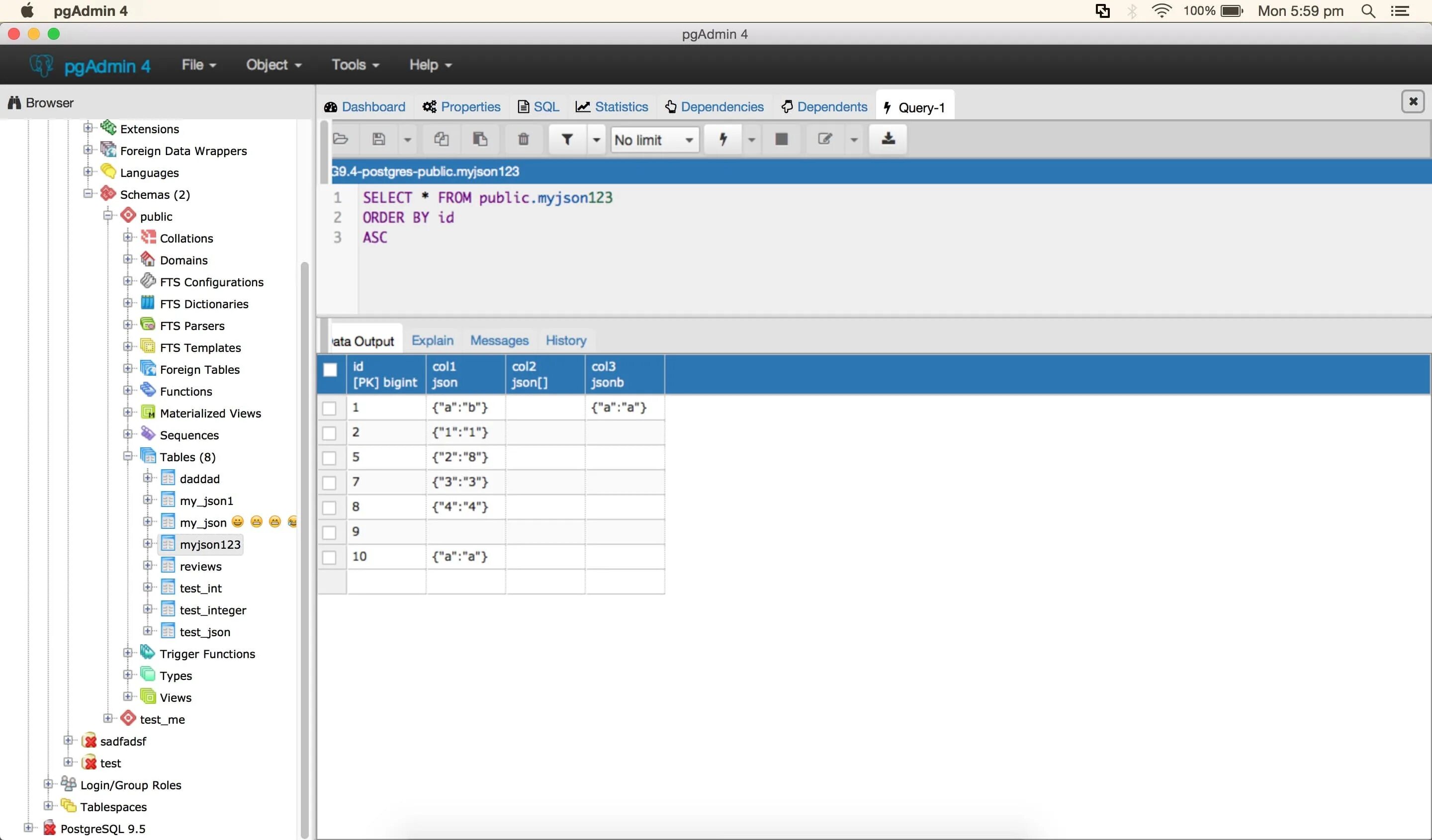 Пг админ. Дата в PGADMIN. Язык запросов POSTGRESQL. Jsonb запросы в POSTGRESQL. Postgres json.