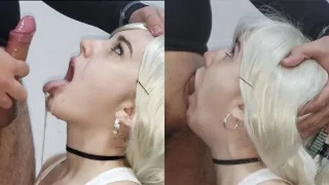 Зрелая мамка любит член в горле. 