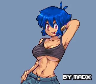 A fan art emi from @TheTwistedGrim #pixel #pixelart #Emi #TwistedGrim #nsfw...