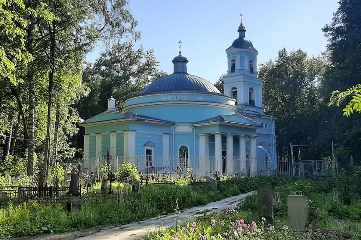 Архангельск Вологодское кладбище Церковь Всех Святых Фотография
