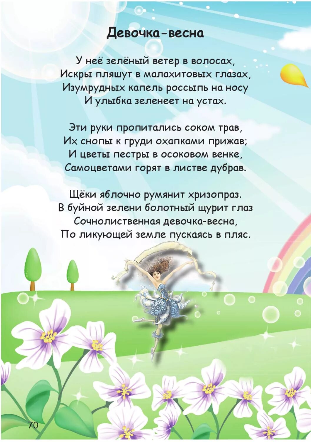 Стих про девочку весну. Стих про девочку весну
