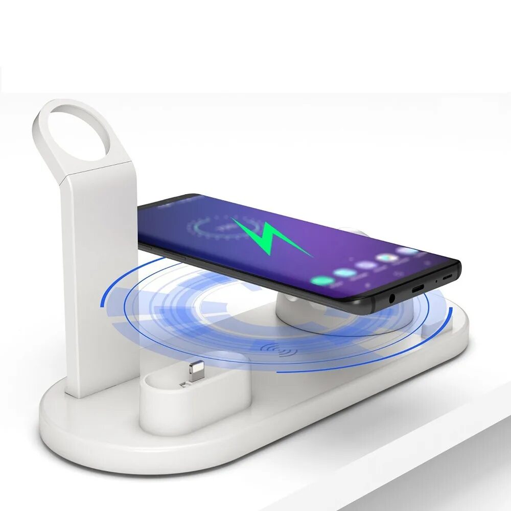 Купить беспроводную зарядку для айфона. Wireless Charger 3в1. Беспроводная зарядка 6in1 Wireless. Беспроводная зарядка эпл 3 в 1. Док станция Wireless Charger.