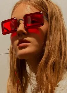 Red glasses