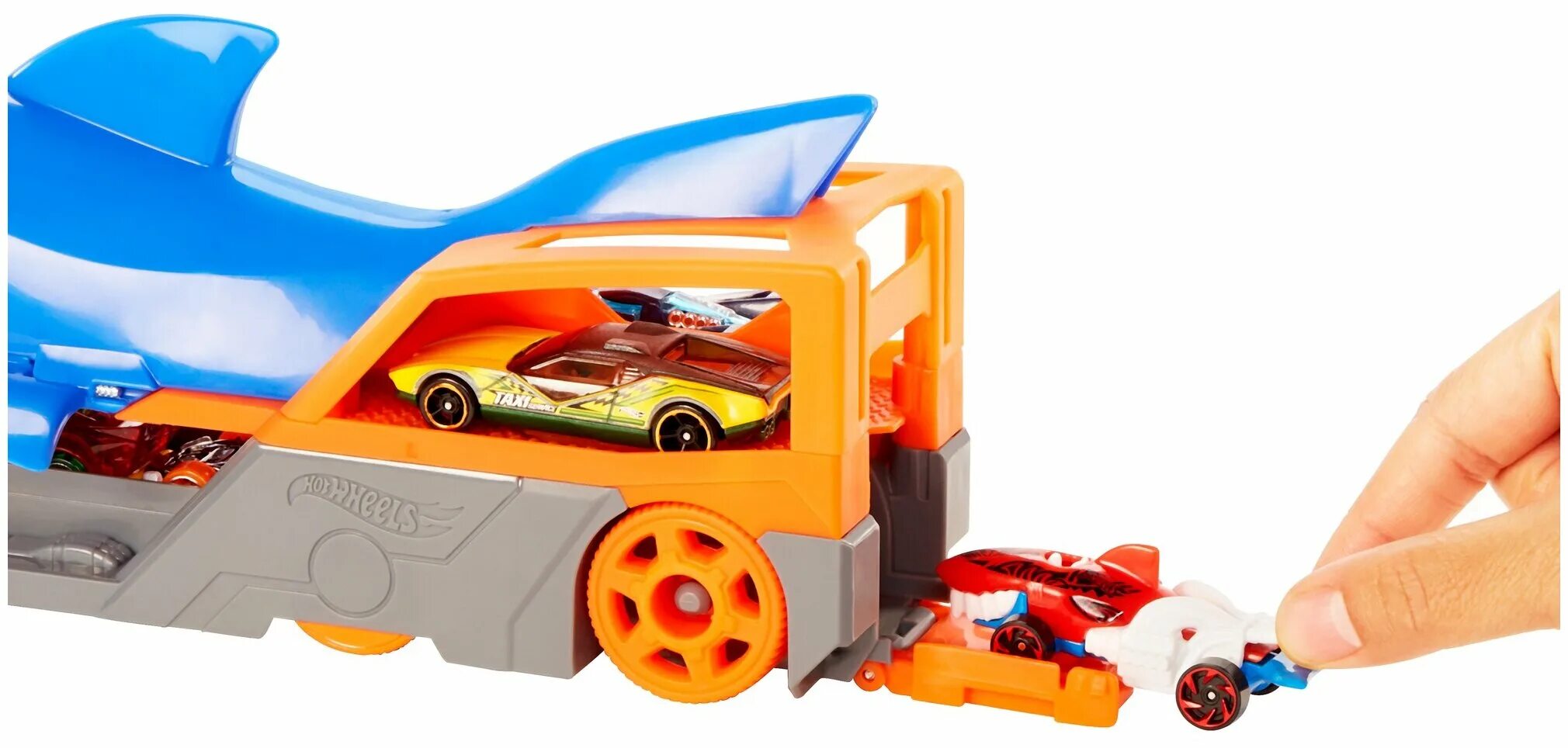 Трек голодный. Hot Wheels gvg36. Базовая машинка hot Wheels, Shark bite Mattel. Hot Wheels акула автовоз. Hot Wheels грузовик акула.