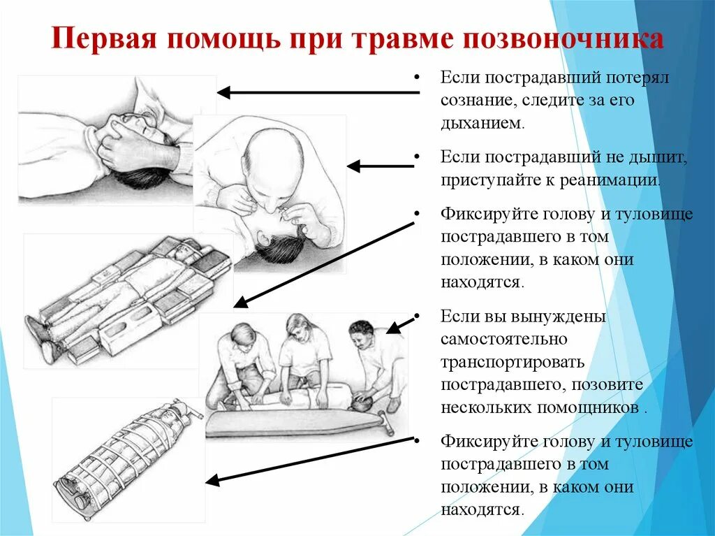 Медицинская помощь при травмах головы. Травмы головы презентация. Оказание первой помощи при травме позвоночника. Оказание первой помощи при травме головы. Оказание первой помощи при травмах головы и позвоночника..