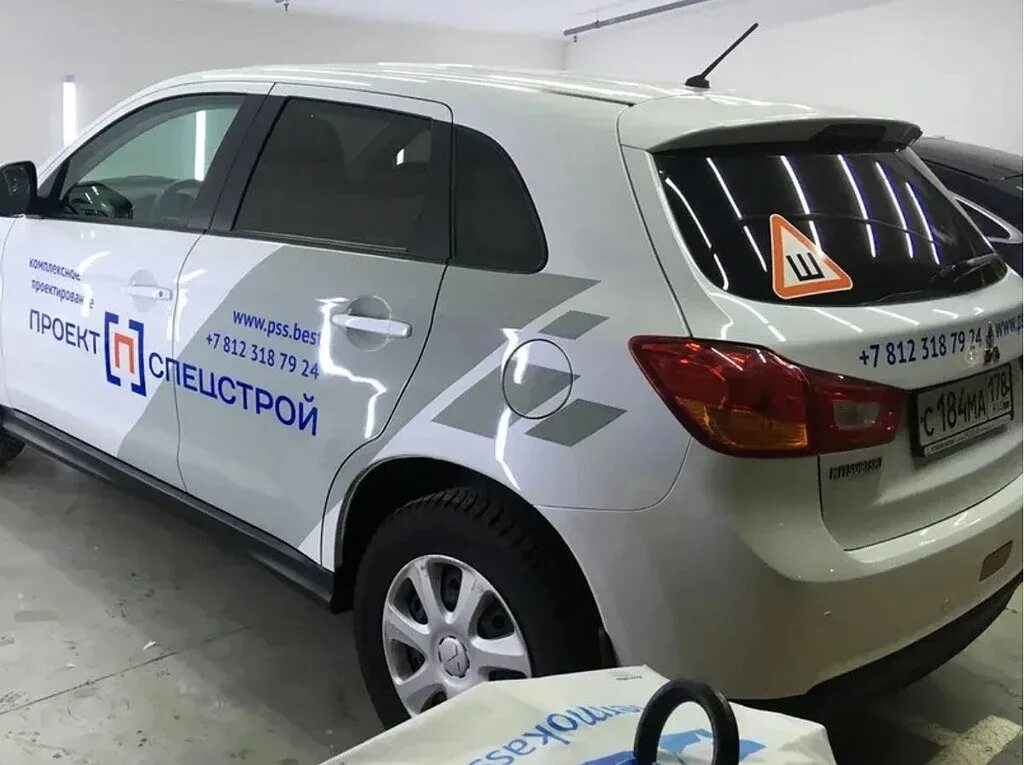 Оклейка авто пенза. Машина реклама пленка. брендирование автомобиля пленкой.