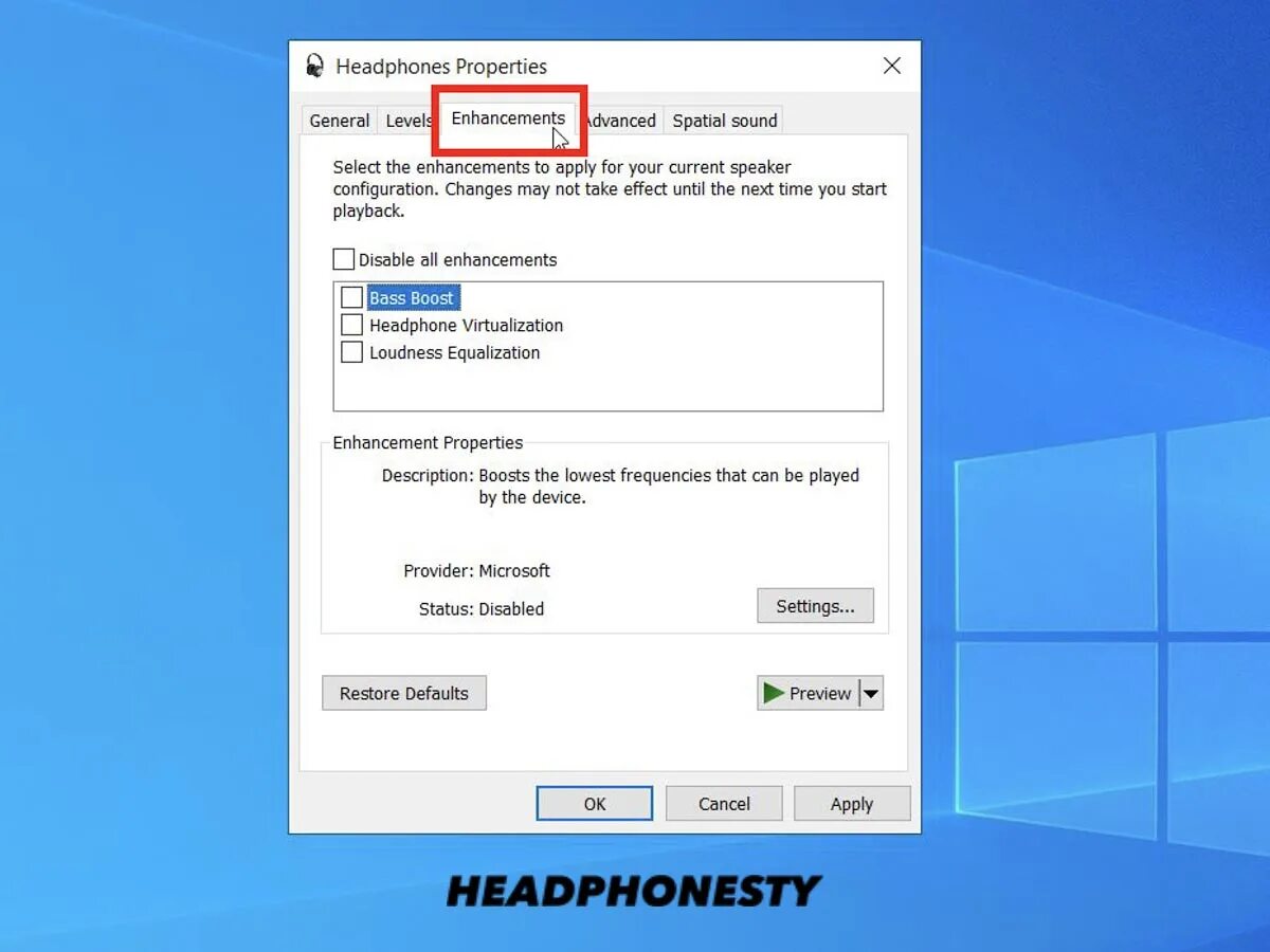 Windows 10 звук enhancement. Настройки бассов виндовс 10. windows boost. stereo sound enhancement настройка. enhancements.