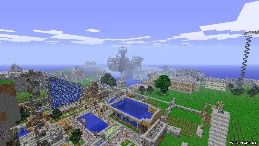 2. карта города майнкрафт пе. 2. 12. майнкрафт карты 1.