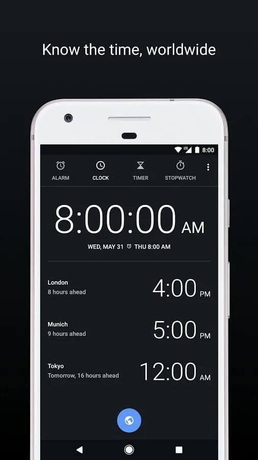 Приложение часы на андроид на русском. Google clock. гугл alarm clock. гугл часы приложение. часы в которых есть гугл.