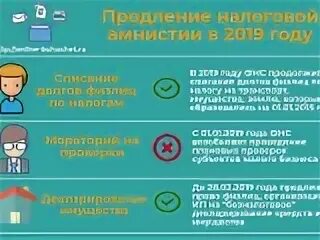 Налоговая амнистия по налогам