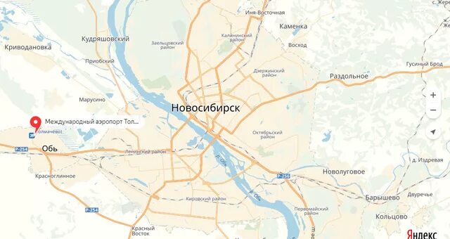 Сколько ехать до аэропорта новосибирска. Карта аэропорта Толмачево Новосибирск. Толмачево на карте Новосибирска. Аэропорт Новосибирск на карте города. Аэропорт Толмачево Новосибирск на карте города.