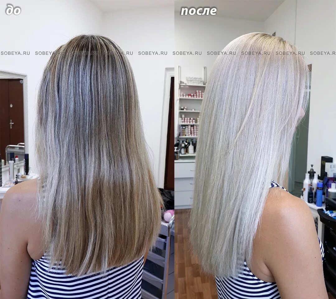 Белые волосы до и после Pin on Chic Hairstyles & Make-up White blonde hair, White hair color, Short whit