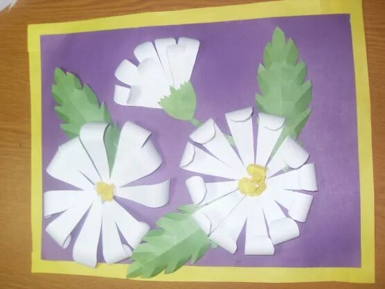 Аппликация цветок 2 класс. Аппликация Цветочная клумба. Аппликация цветы на клумбе. Аппликация для 4 классов.