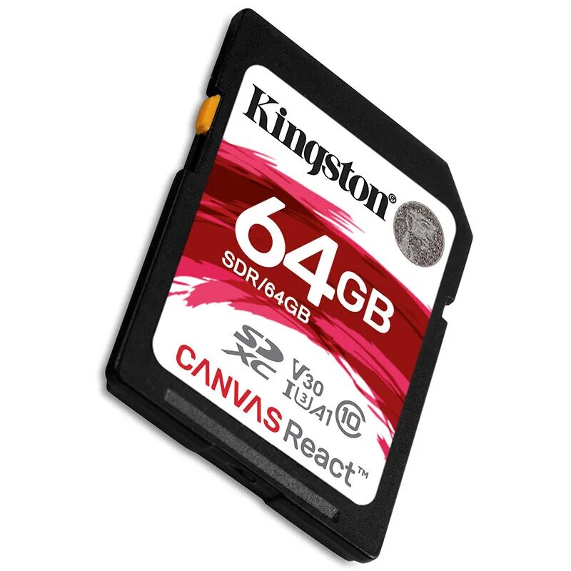 Kingston canvas react plus uhs ii. Kingston canvas react. canvas react sdhc.
