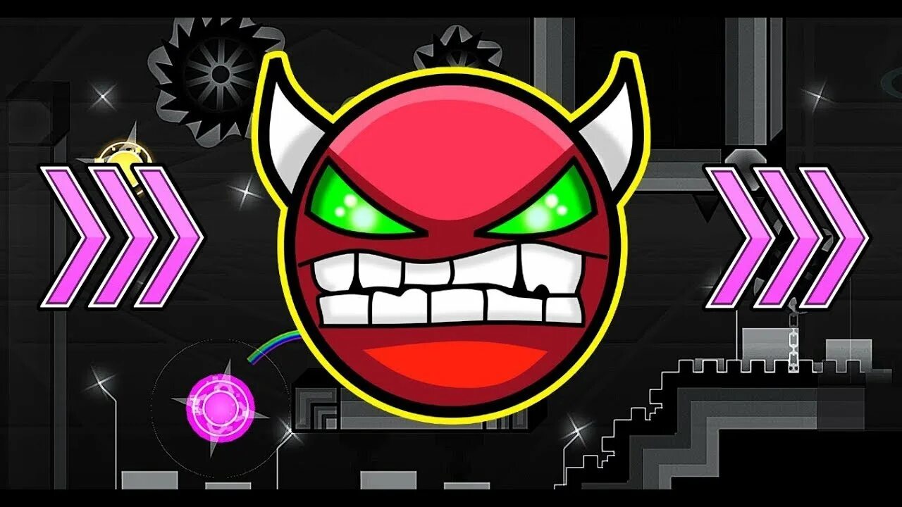 Ты прошла geometry dash. Хард демоны в Geometry Dash. Хард демон в геометри Даш. Экстрим демон Geometry Dash уровень. Геометрии Дэш демоны уровни.