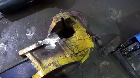Как заварить тиски чугунные