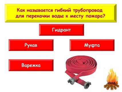 Название пожарного шланга