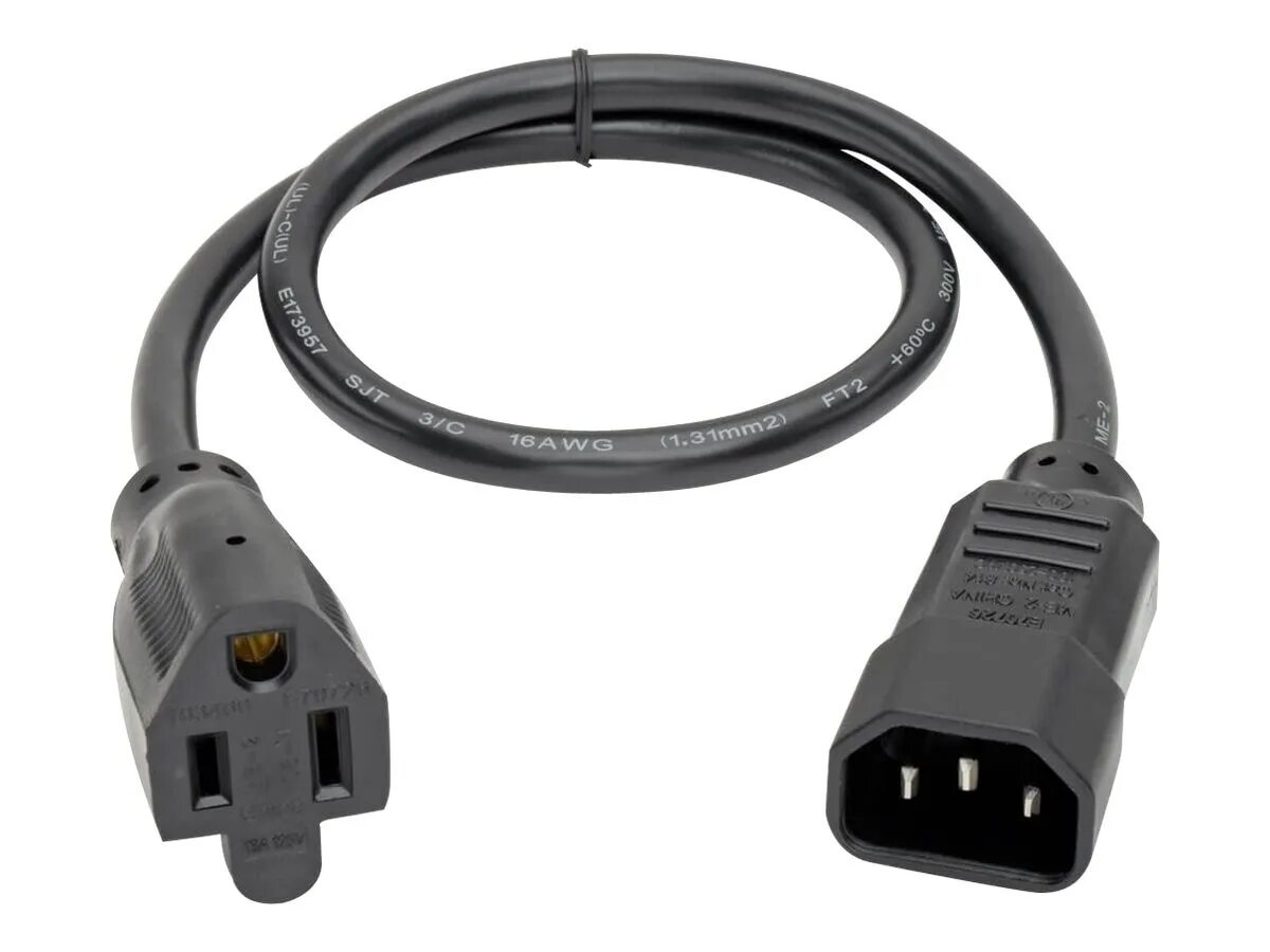 R 10 cord c13 1.8. Iec320 c14 в c15. кабель ac power cord, c13-c14. шнур r-10-cord-c13-c14-1. r-10-cord-c13-c14-1.8 (шнур для блока питания).