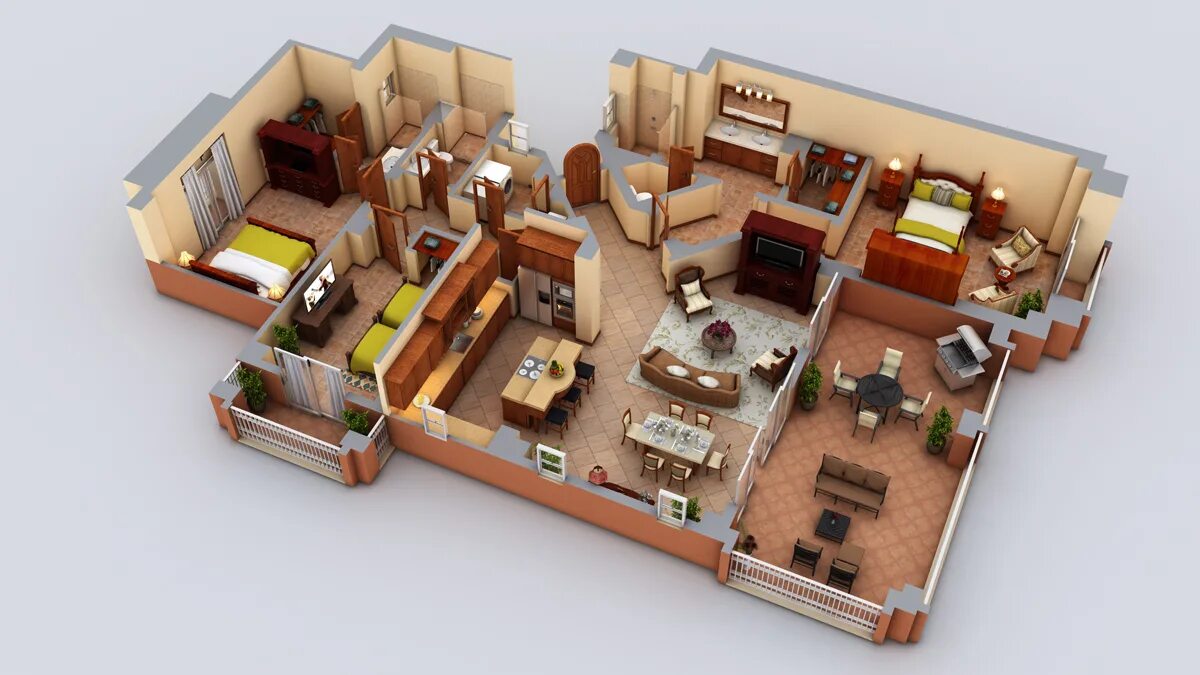1 2 3 d design