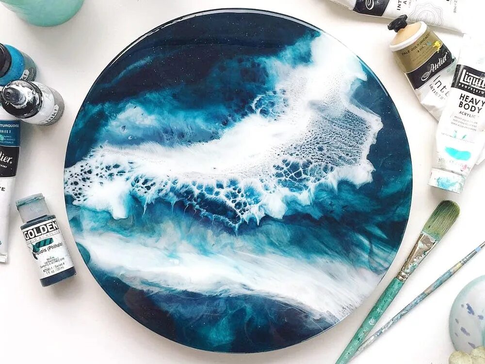 Resin art эпоксидная. Эпоксидная смола Ресин арт. Техника Resin Art эпоксидная смола. Море эпоксидной смолой Resin Art. Флюид арт жидкий акрил.