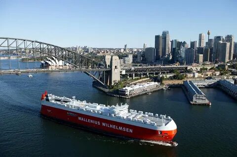 Shipping boats